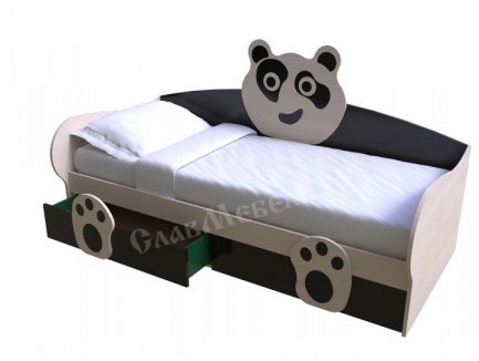 Кровать Панда с ящиками, спальное место 190х80 см